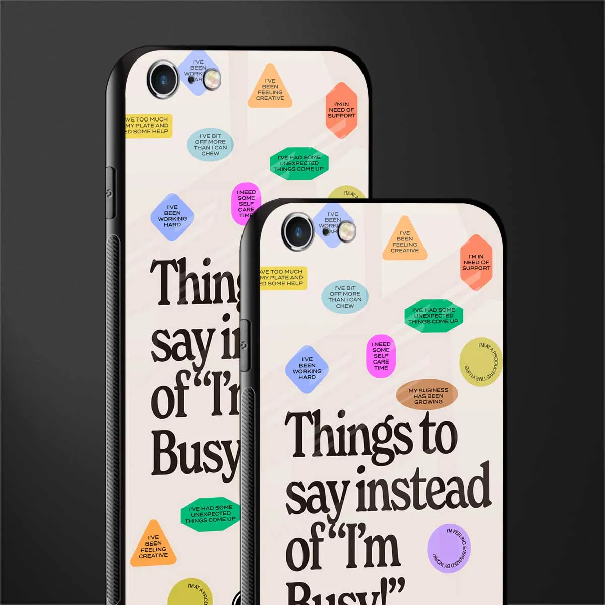 10 Things To Say Phone Case for IPhone 6 Plus | Glass Case