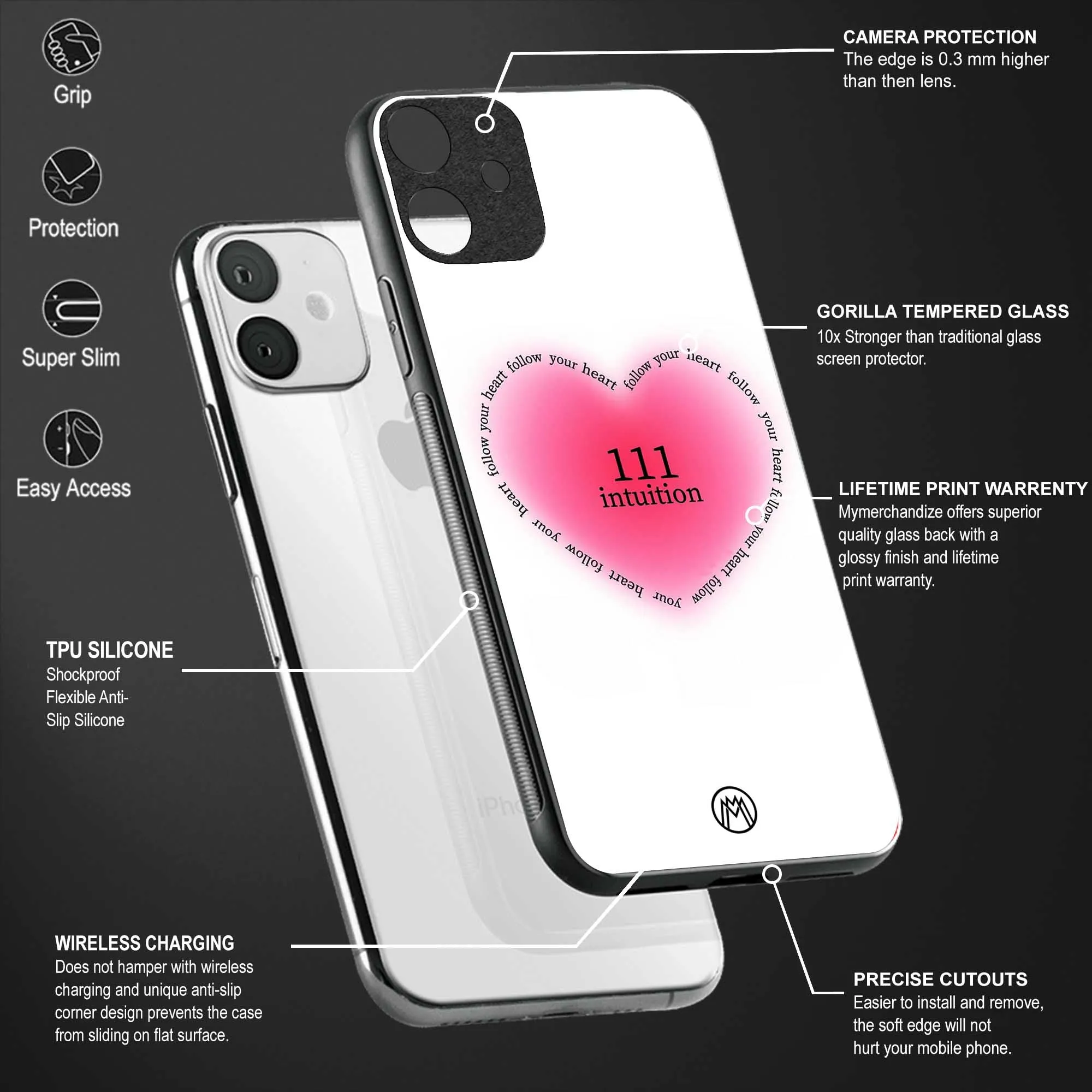 111 Intuition Phone Case for IPhone 12 Pro | Glass Case