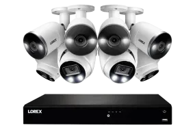 16-Channel 4K Fusion System with Bullet and Dome Smart Deterrence IP Cameras