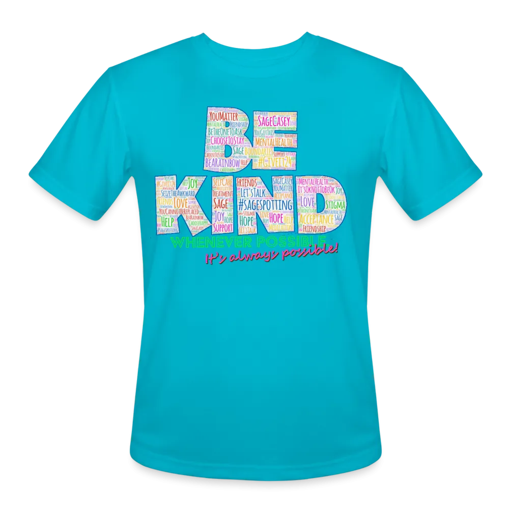 2024 BE KIND Men’s Moisture Wicking Performance T-Shirt