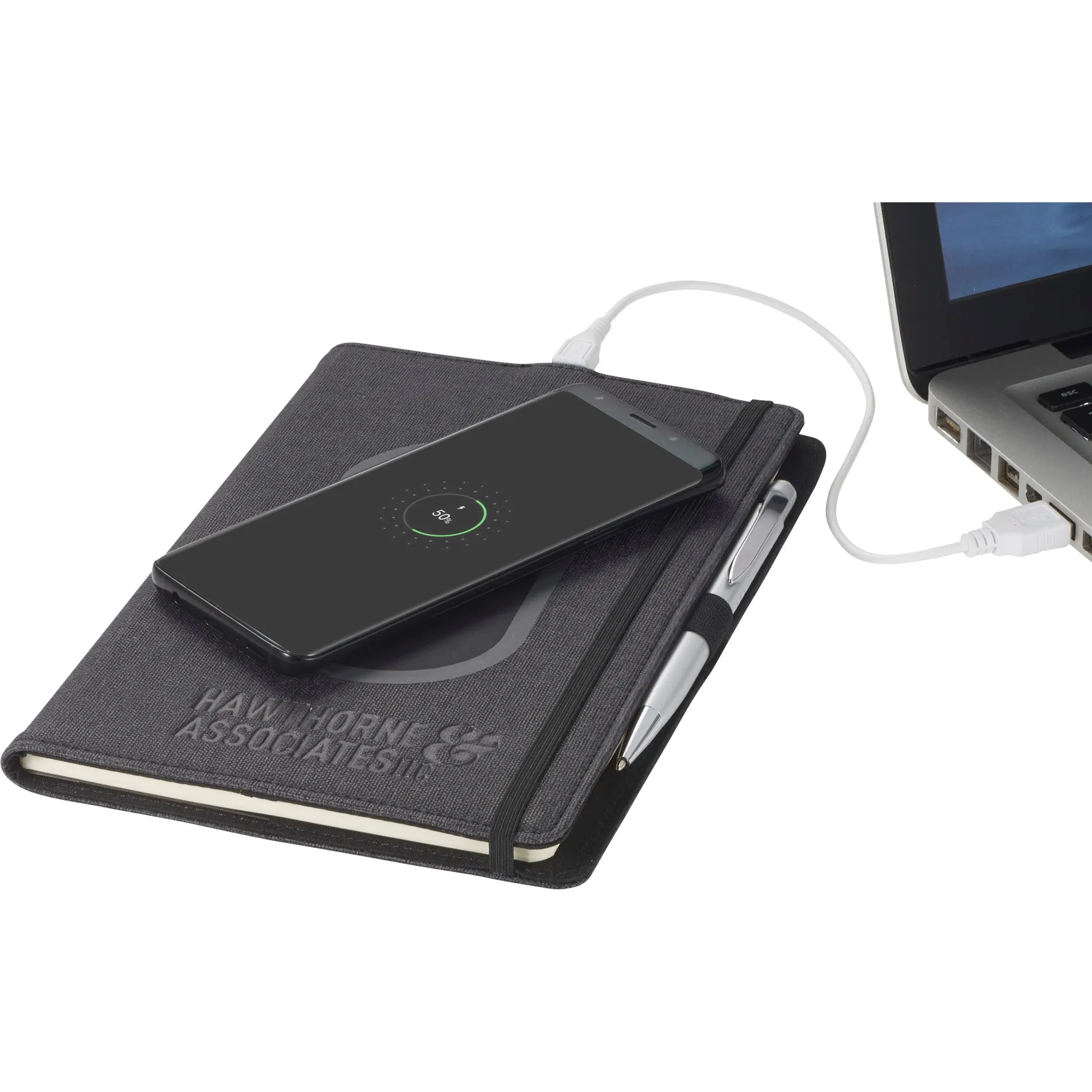 5.5" x 8.5" Walton Wireless Charging Journal Book