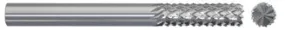 781-001040: 3/16 in. Dia., 5/8 in. Length Of Cut, 2 in. Overall Length Carbide Router Mill; Diamond Cut, Style B- Burr End Cut, BRIGHT, USA