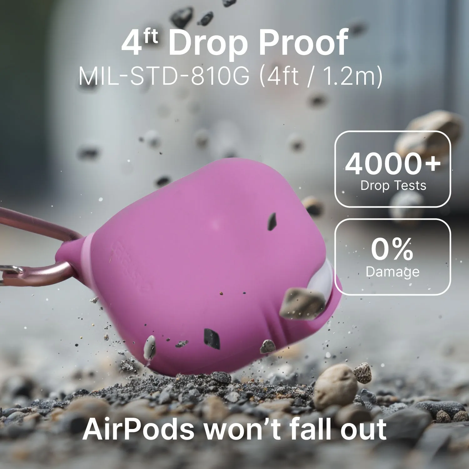 AirPods (Gen 4) - Waterproof Case   Carabiner