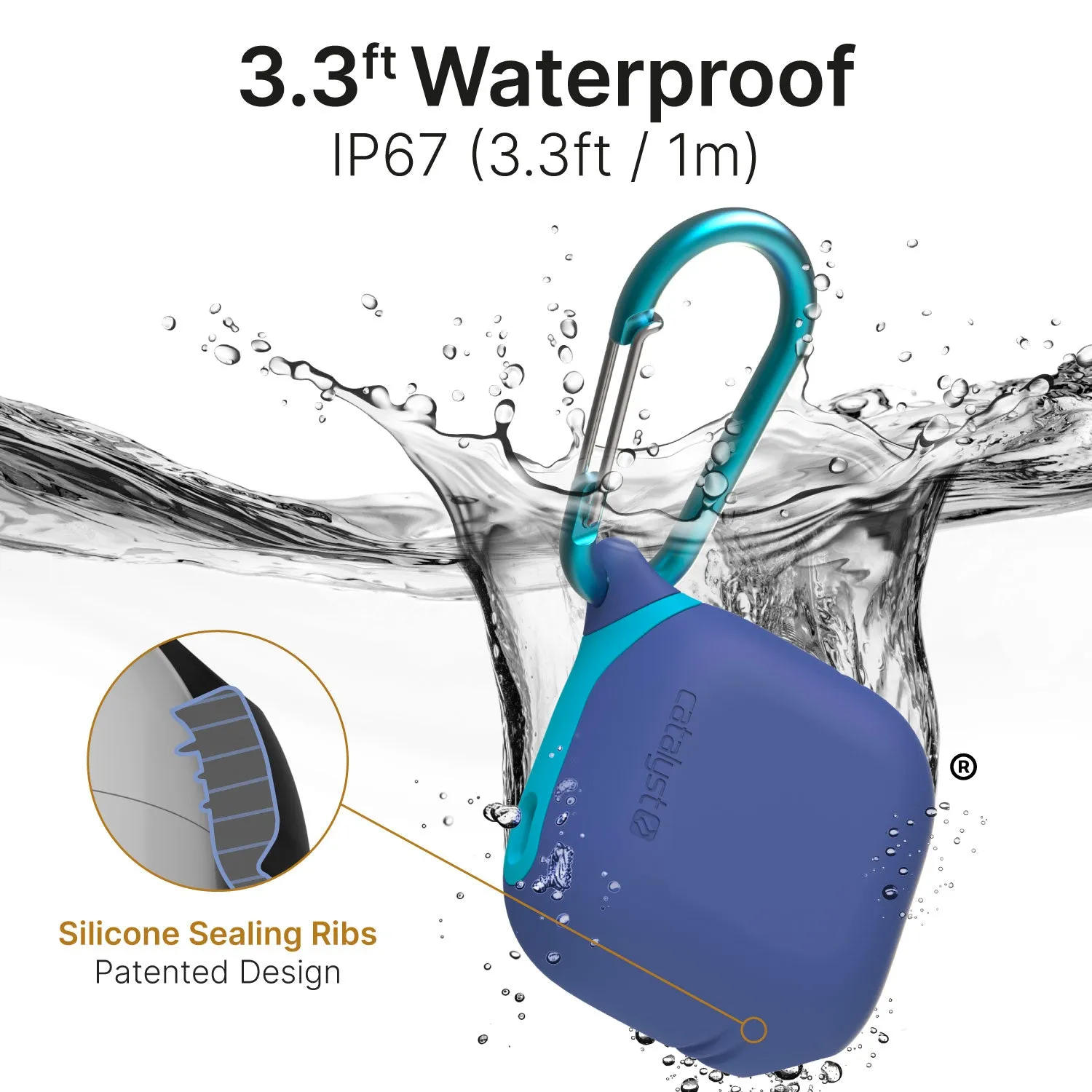 AirPods (Gen 4) - Waterproof Case   Carabiner