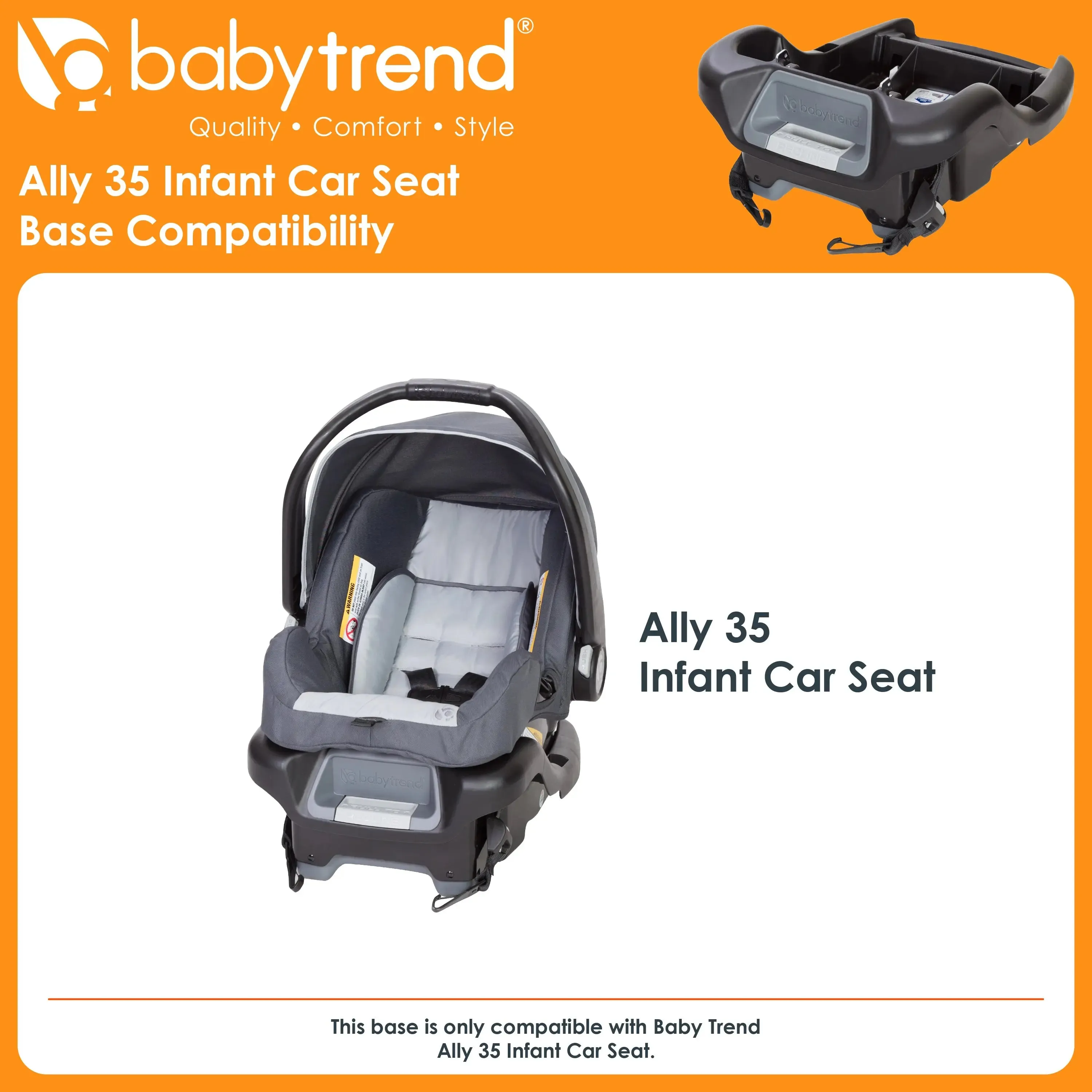 Ally™ 35 Infant Car Seat Base - Black