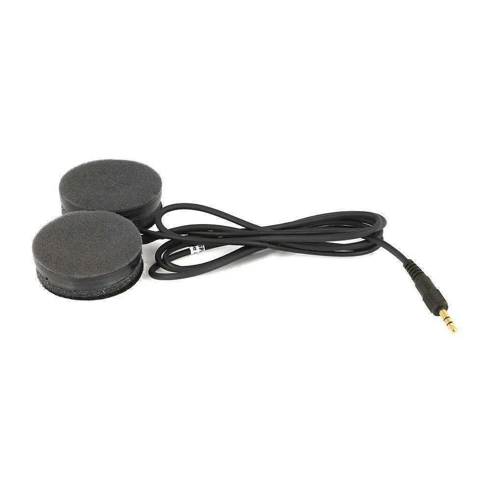 Alpha Audio Velcro Mount Helmet Speakers - Stereo 3.5mm - by Rugged Radios