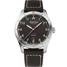 Alpina Startimer Pilot Automatic Black 41 Mm Watch AL-525BBG4S26