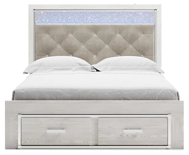 Altyra Queen Storage Bed, Dresser, Mirror, Chest and Nightstand