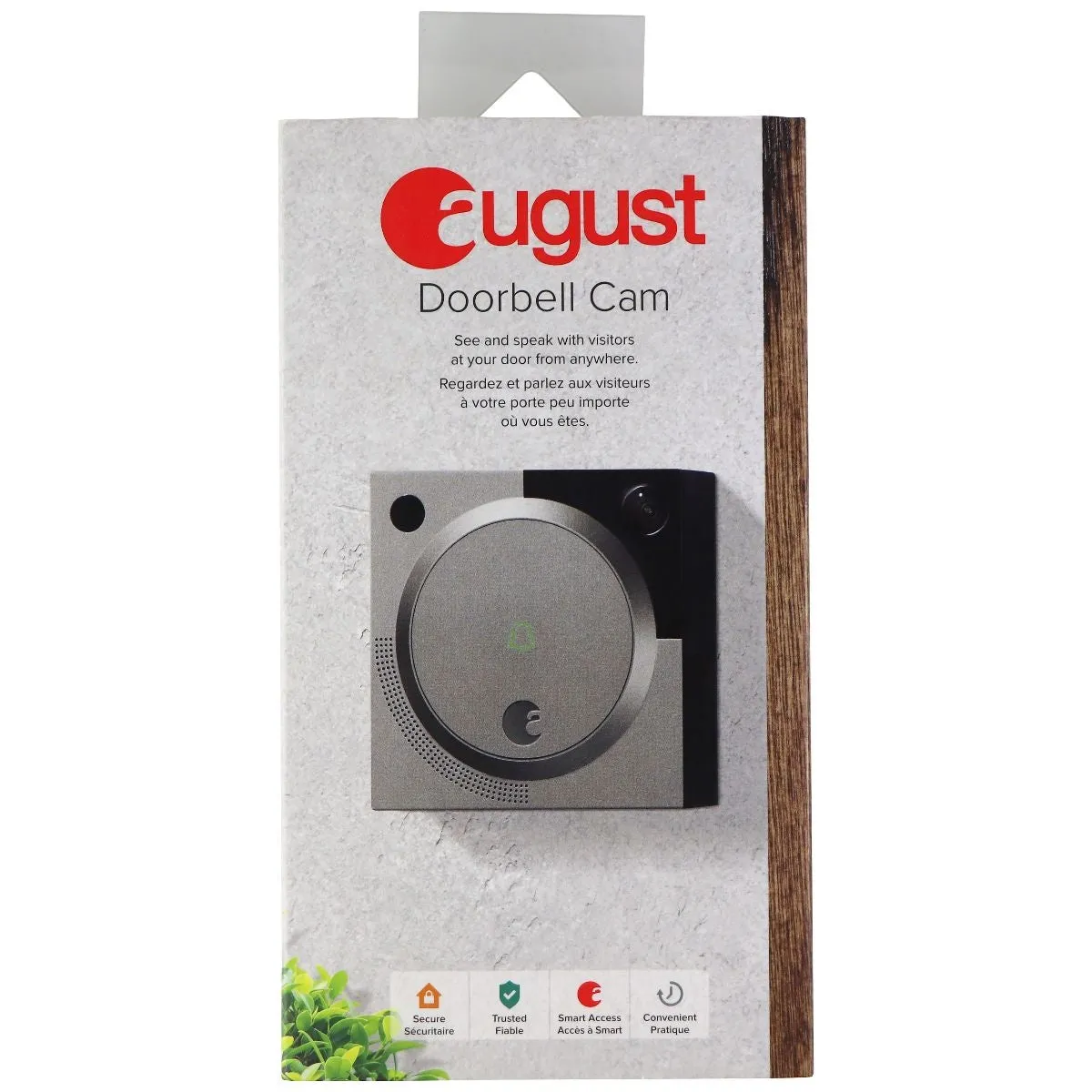 August Doorbell Cam Smart Home Security - Silver (AUG-AB01-M01-S01-C)