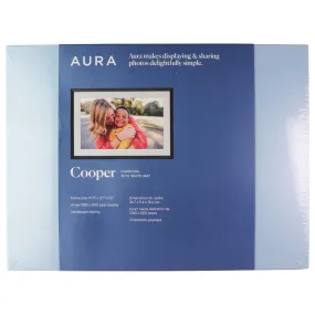 Aura (AFSC22-MAT) Cooper (10.1-in) Charcoal With White Mat Digital Picture Frame