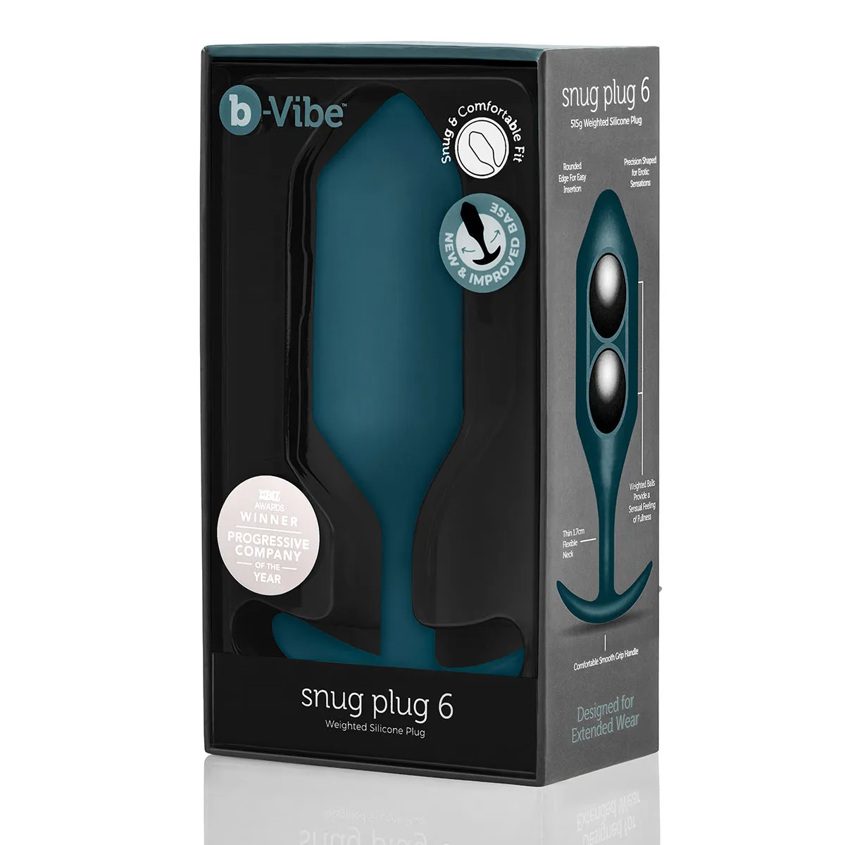 B-Vibe Snug Plug 6 (XXXL) - Marine