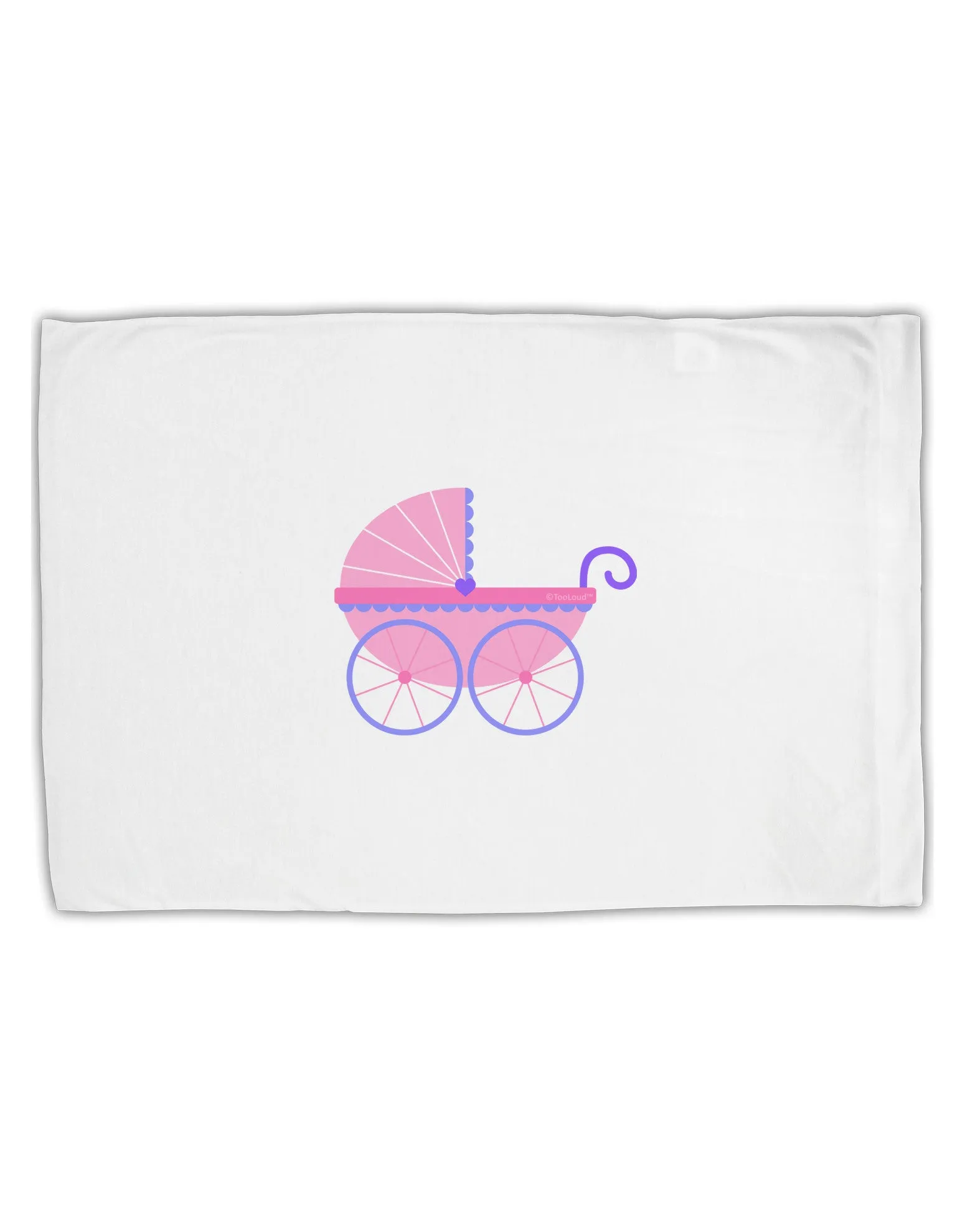 Baby Girl Carriage Standard Size Polyester Pillow Case