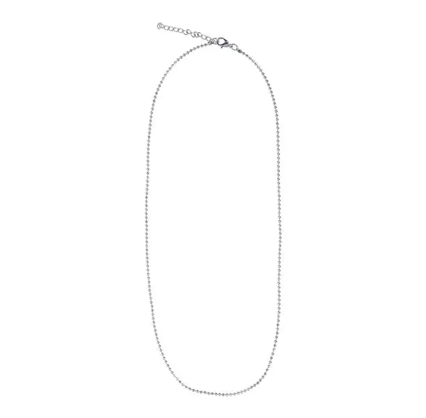 Ball Chain Necklace - Silver