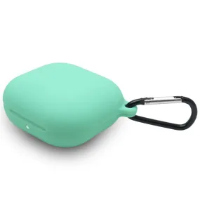 Beats Fit Pro simple silicone case with carabiner - Mint Green