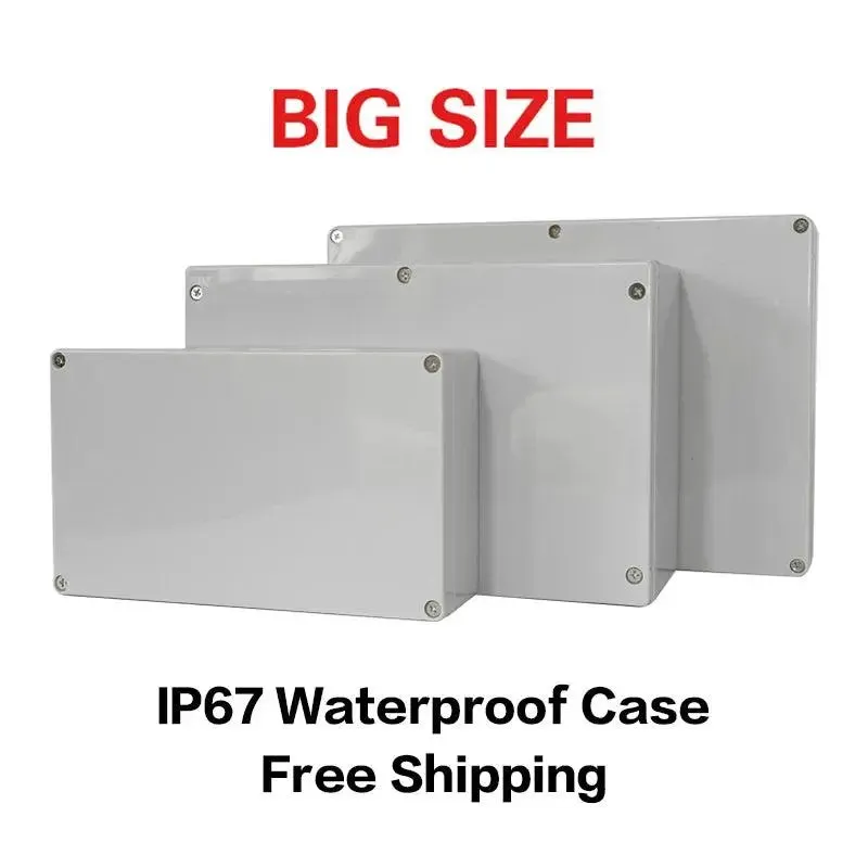 Big Size Outdoor Waterproof Case Enclosure Plastic Box Electronic Project Case Waterproof Junction Box for Electronics