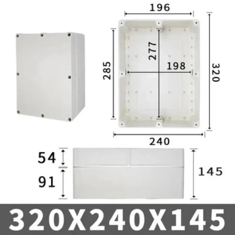 Big Size Outdoor Waterproof Case Enclosure Plastic Box Electronic Project Case Waterproof Junction Box for Electronics