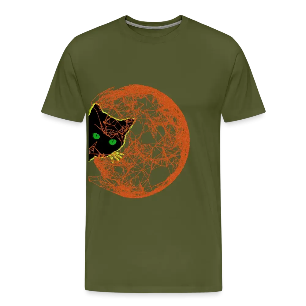 Black Can on the Moon Men's Premium T-Shirt