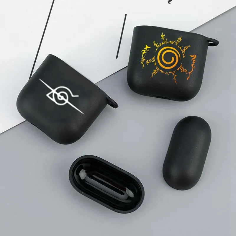 Black Silicone AirPod Case Naruto/Boruto (Variants Available)