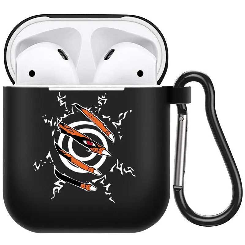 Black Silicone AirPod Case Naruto/Boruto (Variants Available)