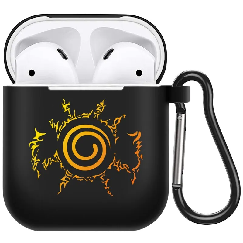 Black Silicone AirPod Case Naruto/Boruto (Variants Available)