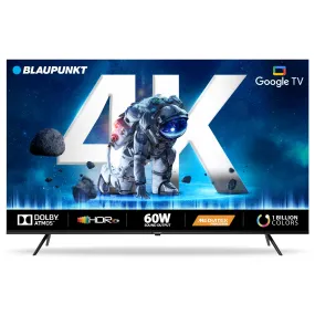 Blaupunkt 126 cm (50 inches) Cyber Sound G2 Series 4k Ultra HD LED Google TV 50CSGT7022 (Black)