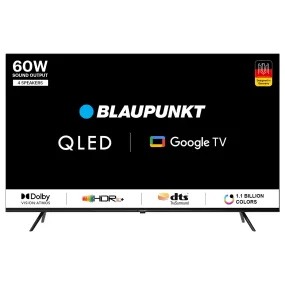 Blaupunkt 189 cm (75 inches) Quantam Dot Series 4K Ultra HD QLED Google TV 75QD7040 (Black)