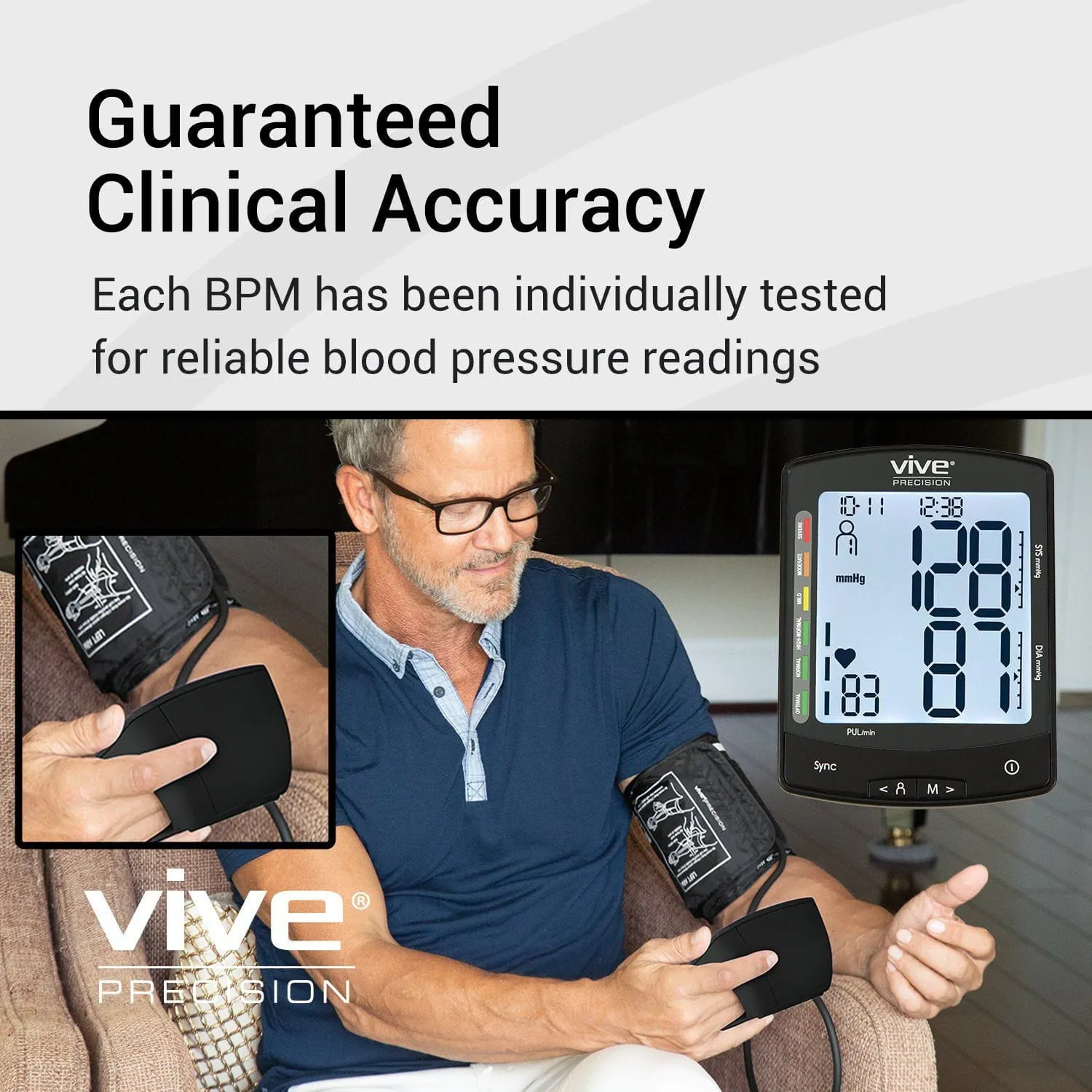 Blood Pressure Monitor Compatible with Smart Devices