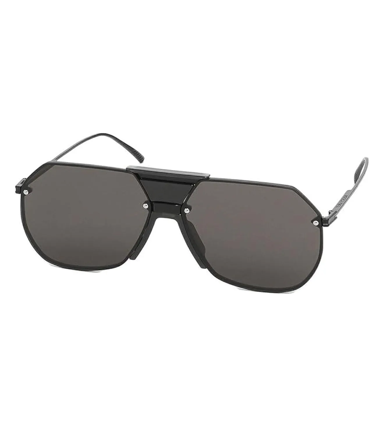 Bottega Veneta Men's Grey Aviator Sunglasses