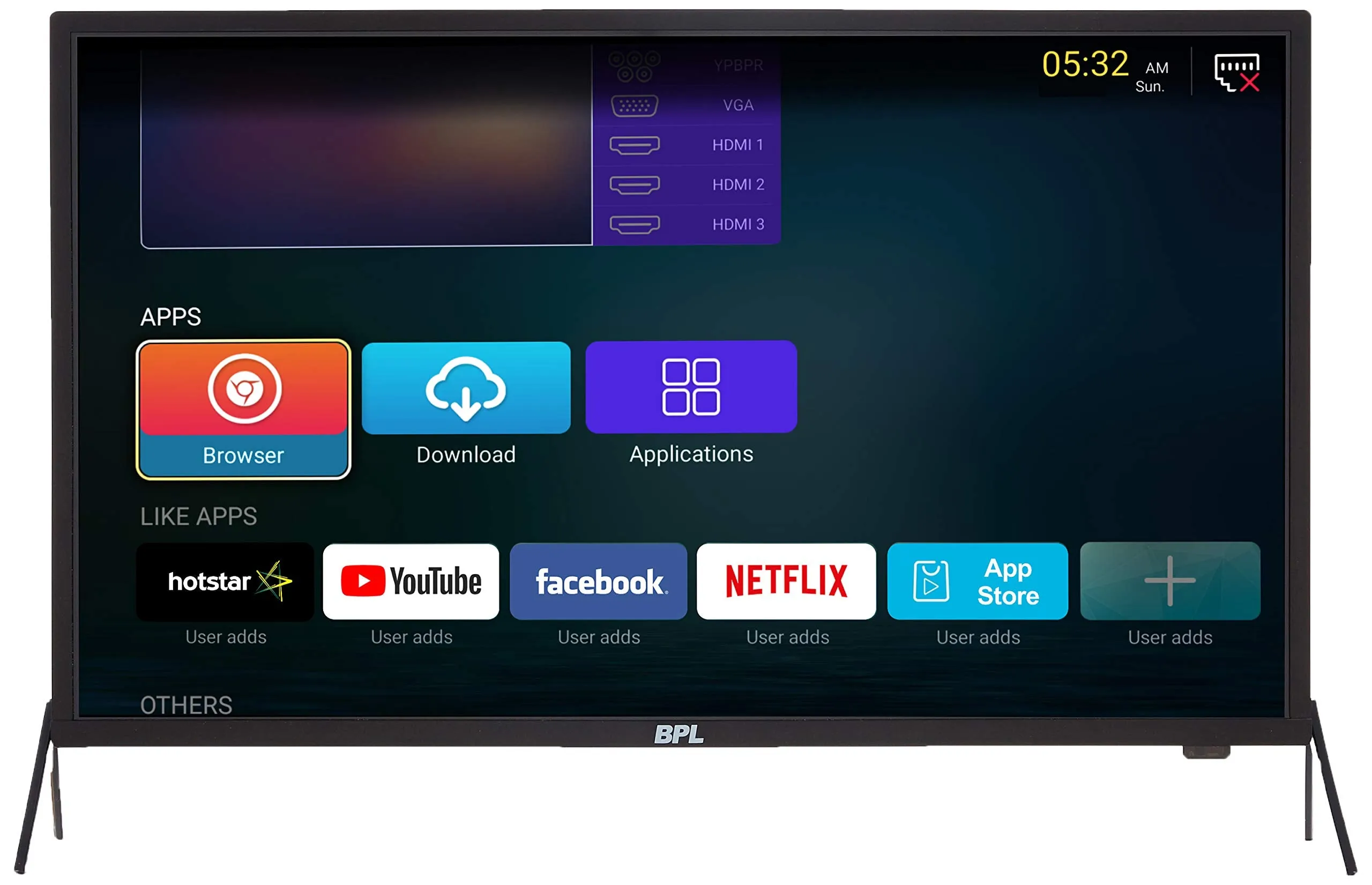 BPL 81.3 cm (32 inches) Stellar HD Ready LED Smart TV T32SH30A (Black)