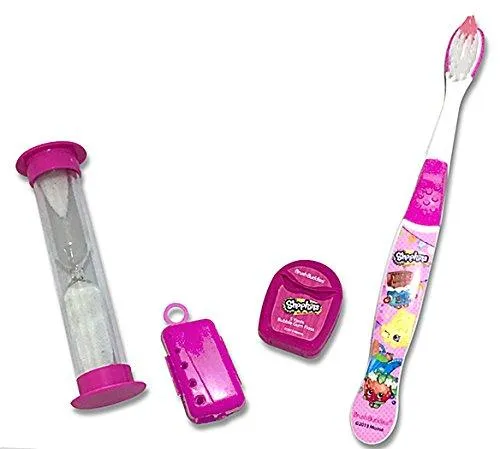 Brush Buddies, Shopkins, Toothbrushing Travel Kit, 5 Piece Kit