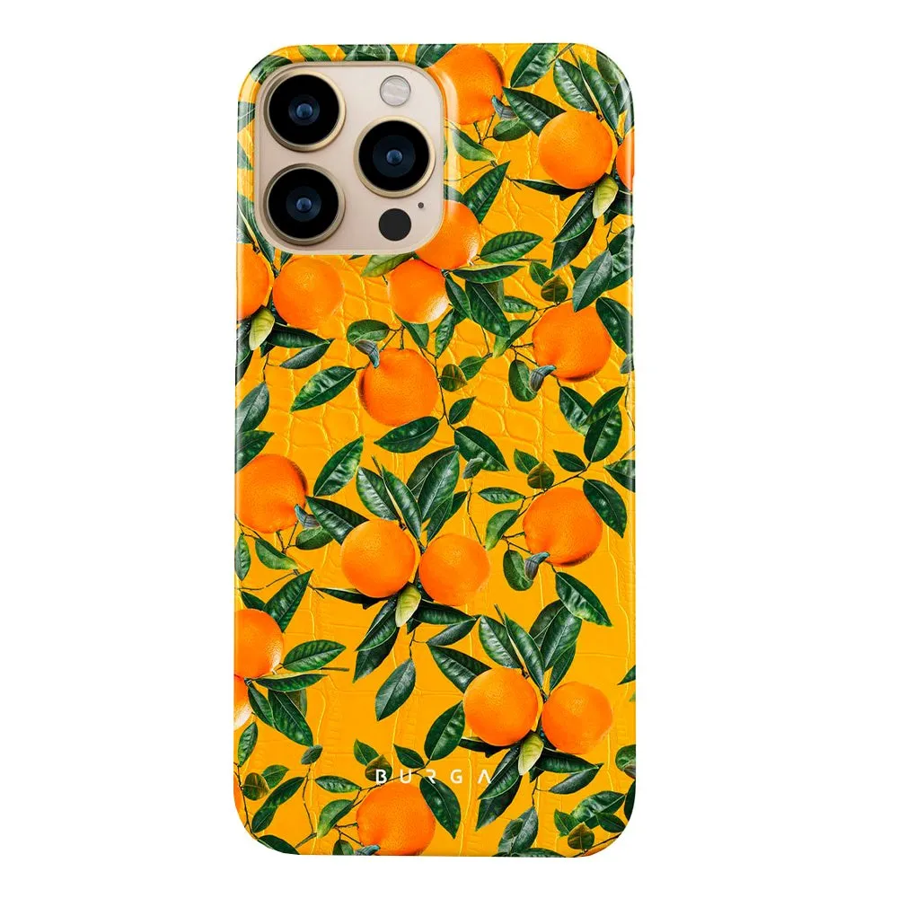 Burga iPhone 13 Pro Tough Fashion Case - Orange Lemonade