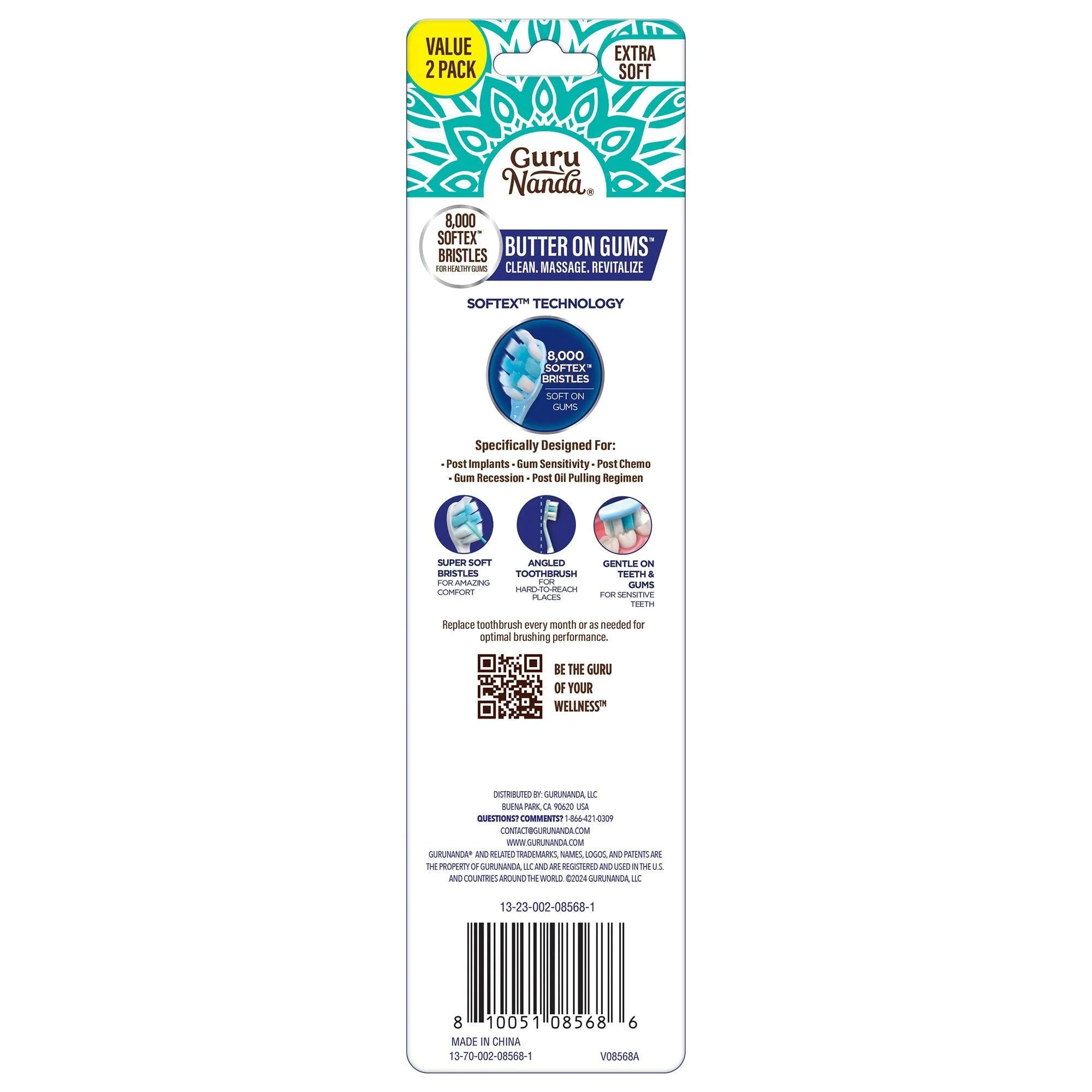 Butter On Gums Toothbrush (2 Count)