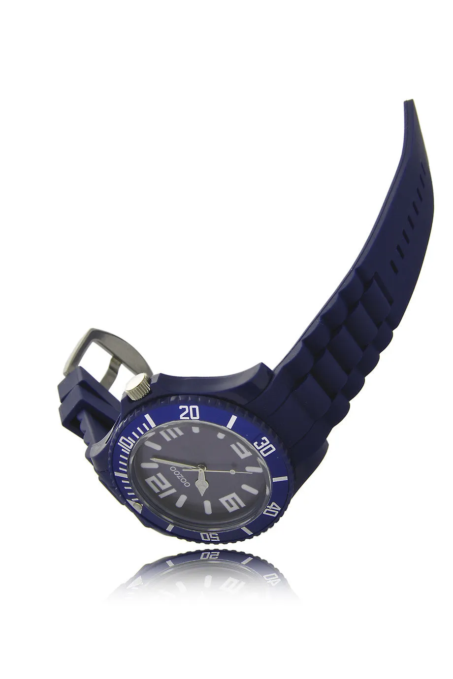 C4168 Dark Blue Silicone Watch