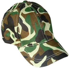 camouflage baseball cap Case of 144