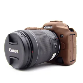 Canon EOS R5 silicone case - Coffee