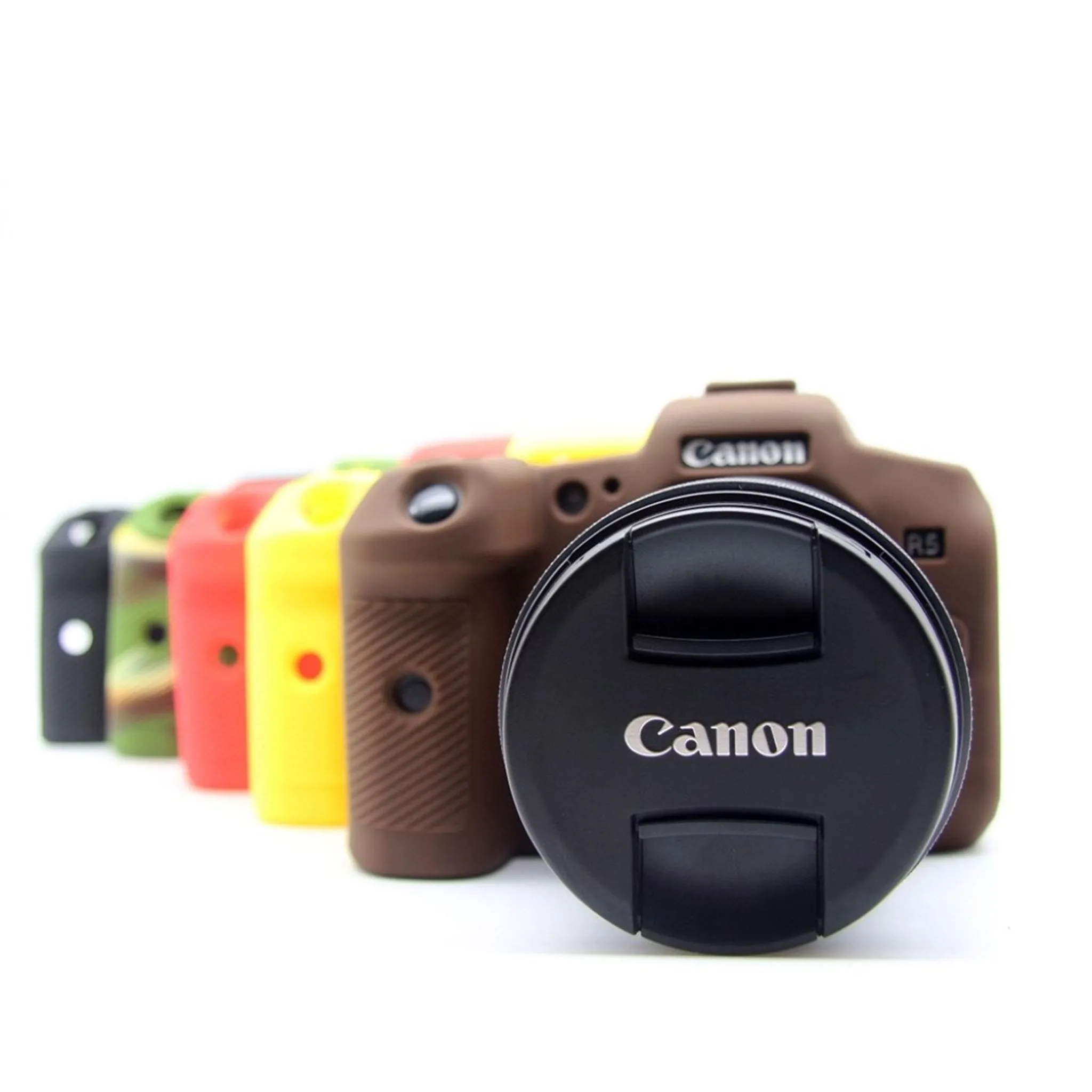 Canon EOS R5 silicone case - Coffee