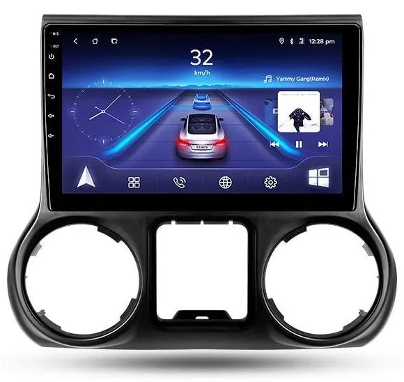 Car Dealz 10.2" Android 10.0 Jeep Wrangler 3 JK 2010-2018 In Dash Plus OEM Fascia