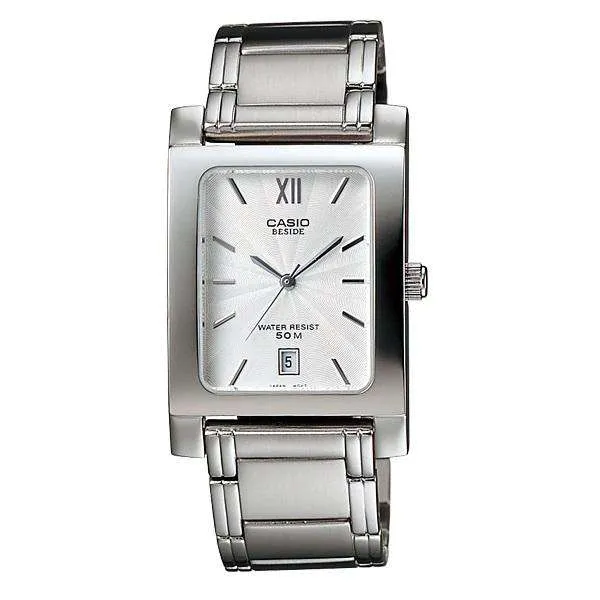 Casio BEM-100D-7AVDF Silver Stainless Watch for Men and Women