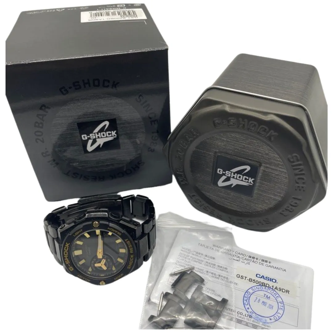 Casio G-Shock Watch (G-Steel) 46mm Digital/Analog Watch GST-B500BD-1A9