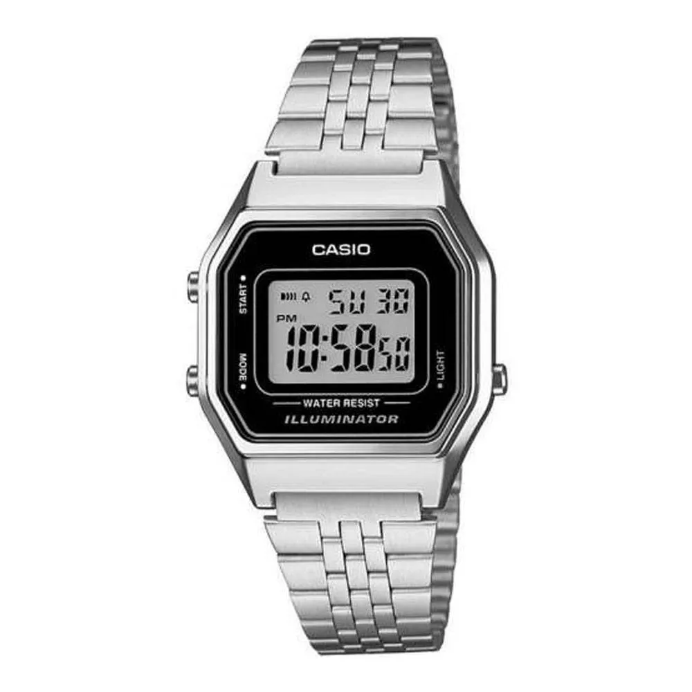 Casio LA680WA-1DF Silver Stainless Watch for Women