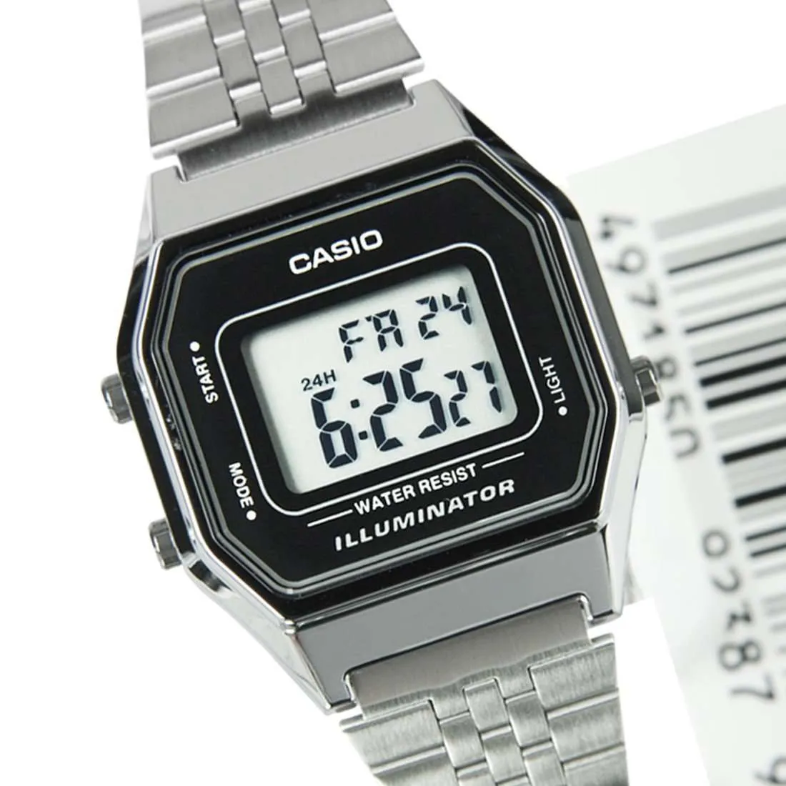 Casio LA680WA-1DF Silver Stainless Watch for Women