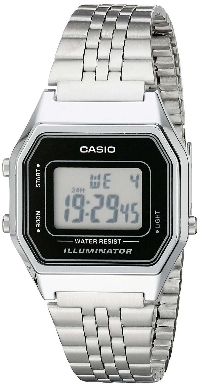 Casio LA680WA-1DF Silver Stainless Watch for Women