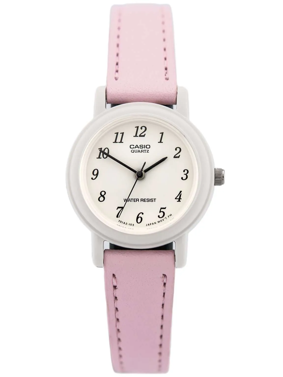 Casio LQ-139L-4B1 Pink Leather Strap Women's Watch