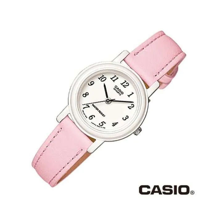 Casio LQ-139L-4B1 Pink Leather Strap Women's Watch