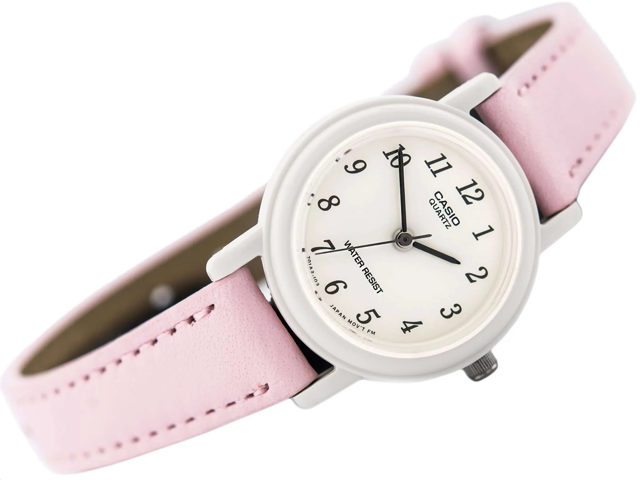 Casio LQ-139L-4B1 Pink Leather Strap Women's Watch