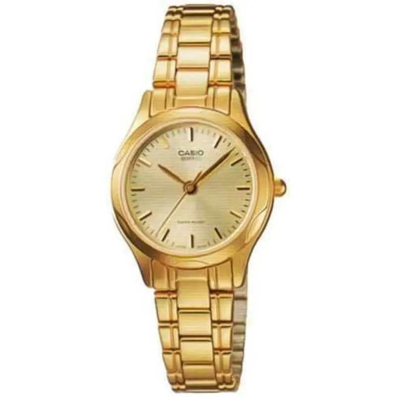 Casio  LTP-1275G-9A Gold Plated Stainless Steel Watch for Women