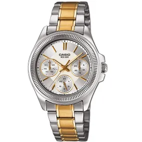 Casio LTP-2088SG-7A Two-Toned Stainless Watch for Women