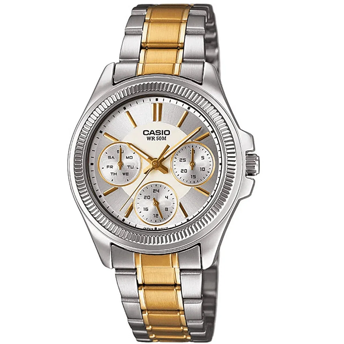 Casio LTP-2088SG-7A Two-Toned Stainless Watch for Women