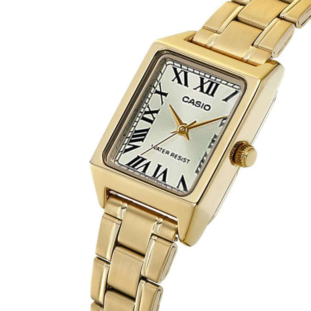 Casio LTP-V007G-9B Gold Stainless Watch for Women