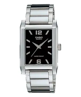 Casio MTP-1235D-1ADF Silver Stainless Steel Strap Watch for Men